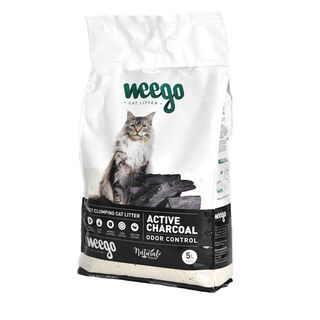 Weego Active Charcoal Areia aglomerante para gatos